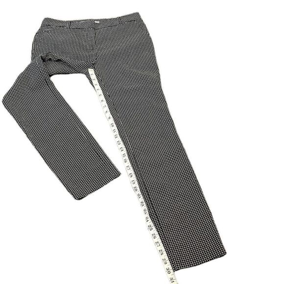 NWT Diane Von Furstenberg Women’s Black And Ivory Geoprint Pants, Size 6, NWT - Picture 9 of 11